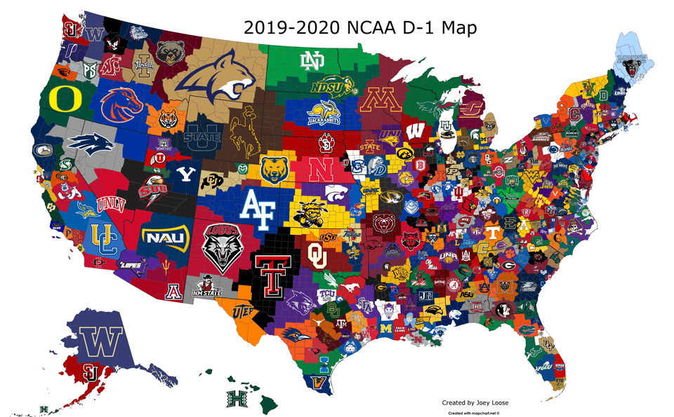 Divisiones del fútbol americano universitario de la NCAA