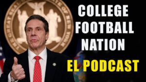 Lee más sobre el artículo La ley cuarentena del gobernador de NYC pone en peligro varios juegos de fútbol americano universitario
